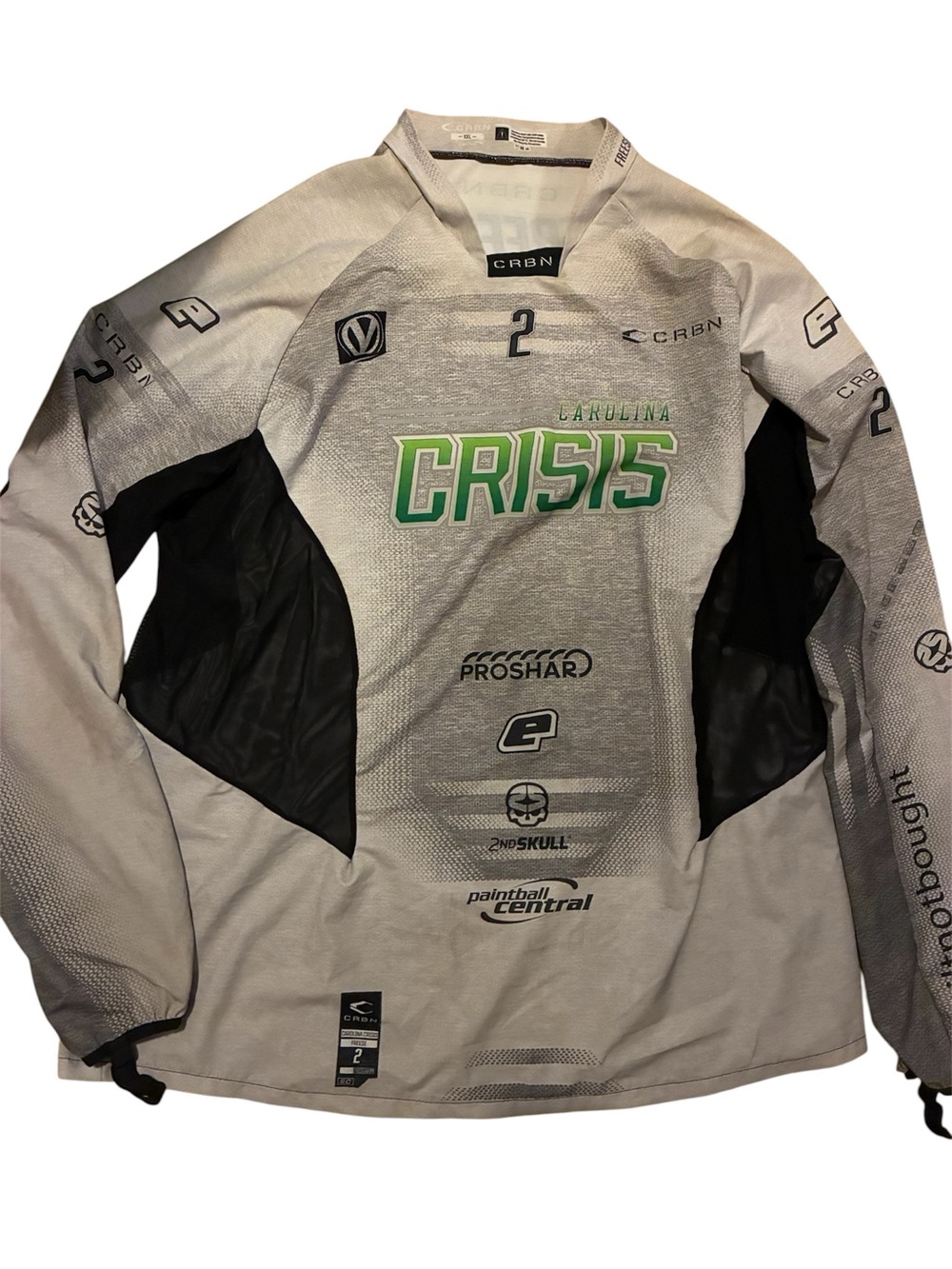 CRBN Carolina Crisis paintball central jersey size XXL Freese 2